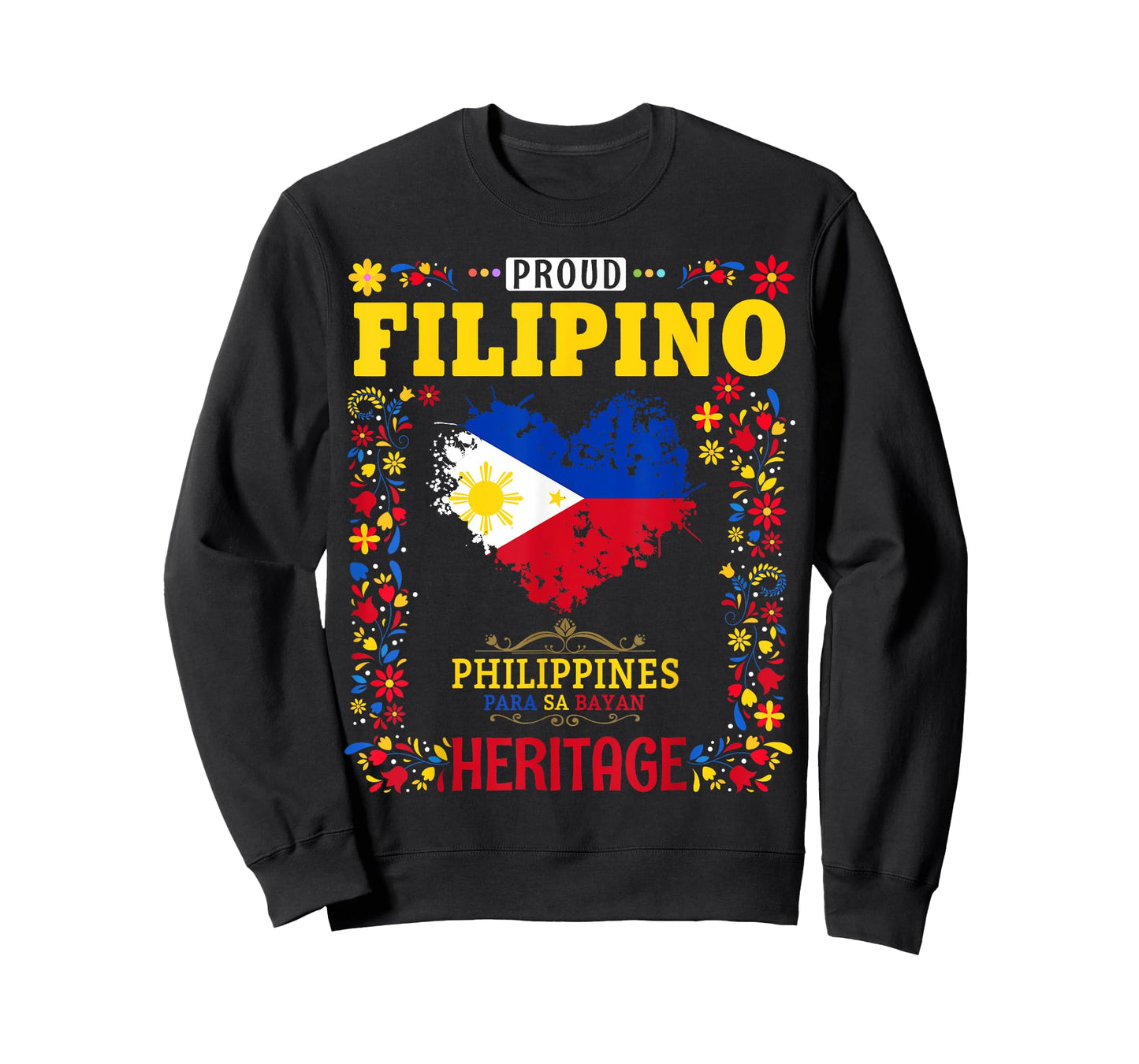 Filipino Heritage Flag Outfit Idea for Kids Philippines Flag T-Shirt