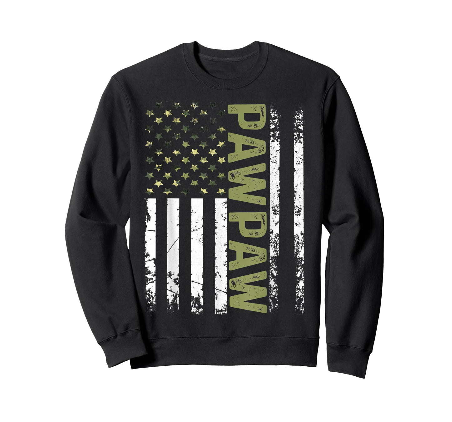 Cool Pawpaw American Patriotic USA Flag Father's Day T-Shirt for Men