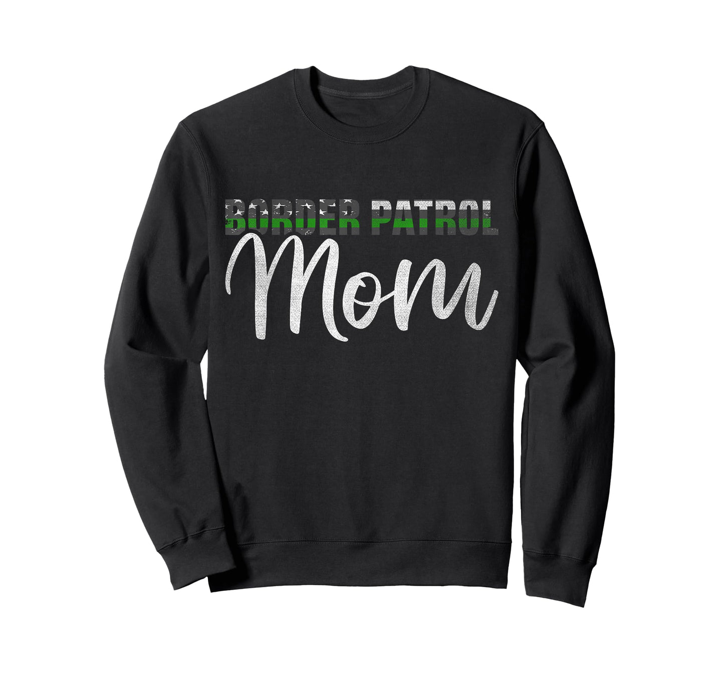 US Flag Border Patrol Mom T-Shirt