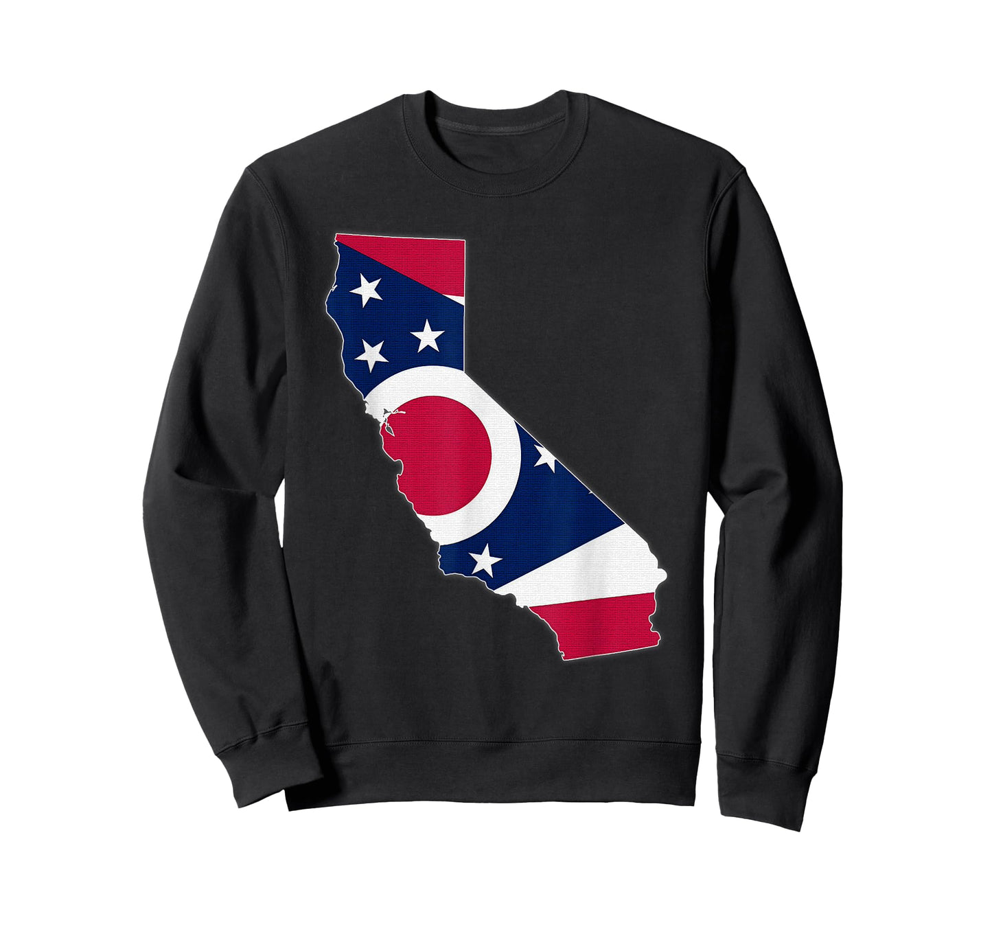 CALIFORNIA STATE MAP OHIO OH Flag Roots Men Women Gift T-Shirt