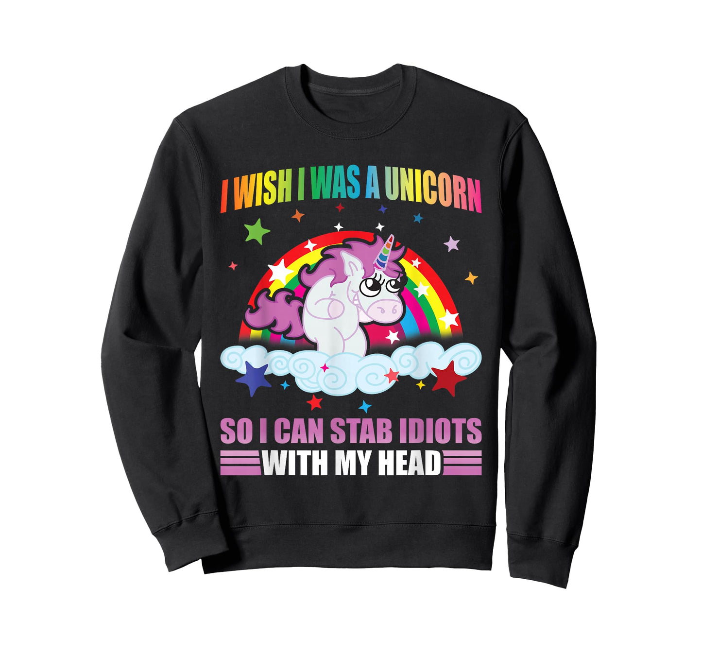 I Wish I Was A Unicorn Funny Unicorn I Hate People Unicorns T-Shirt