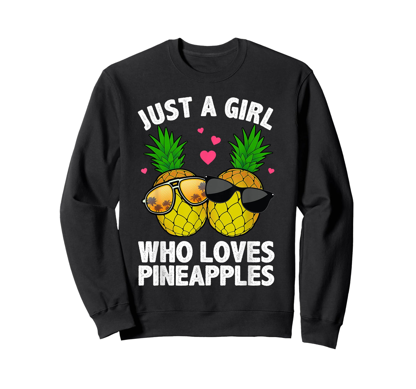 Cool Pineapple Art For Women Girls Hawaiian Aloha Pineapples T-Shirt