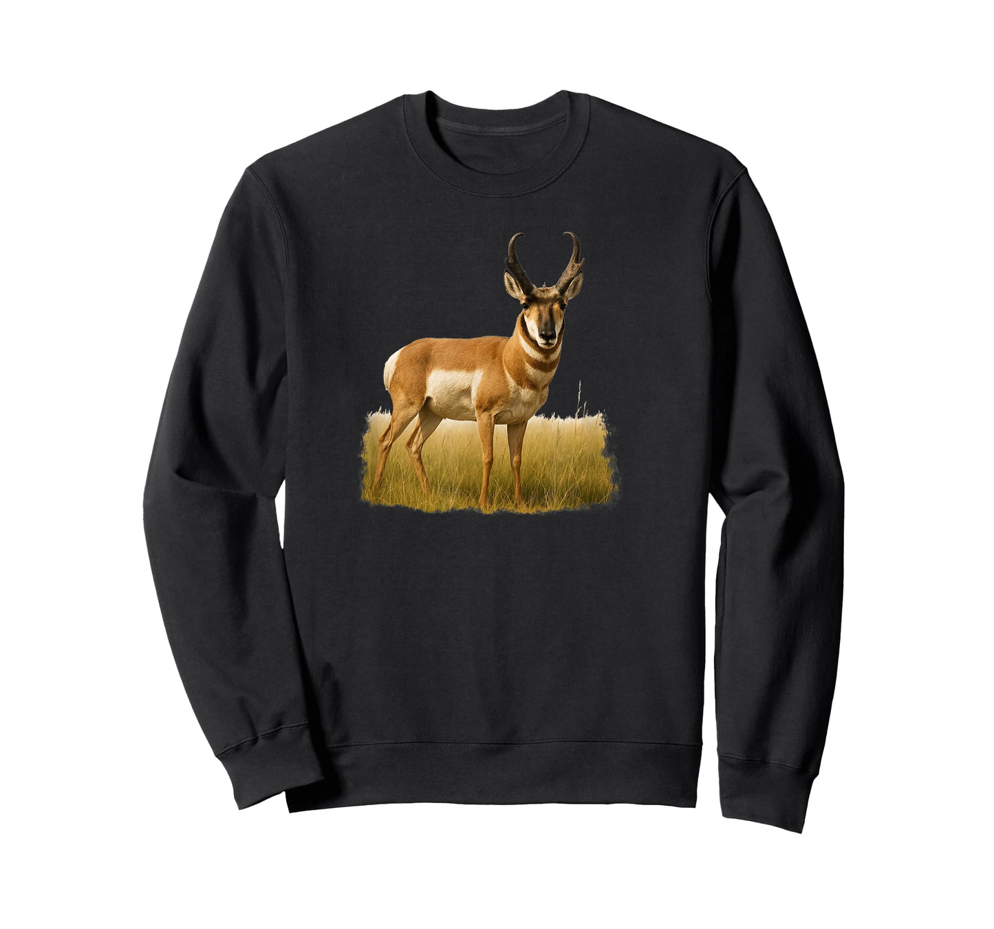 Animal Series. Pronghorn in Field of Grasses. T-Shirt