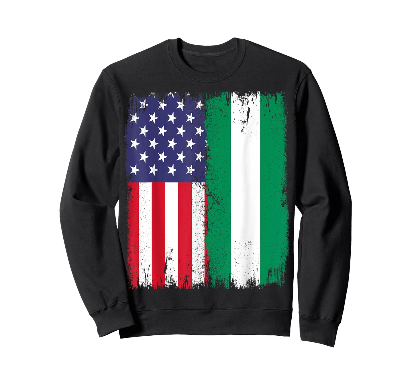 Nigeria Nigerian American Flag USA Nigeria African American T-Shirt