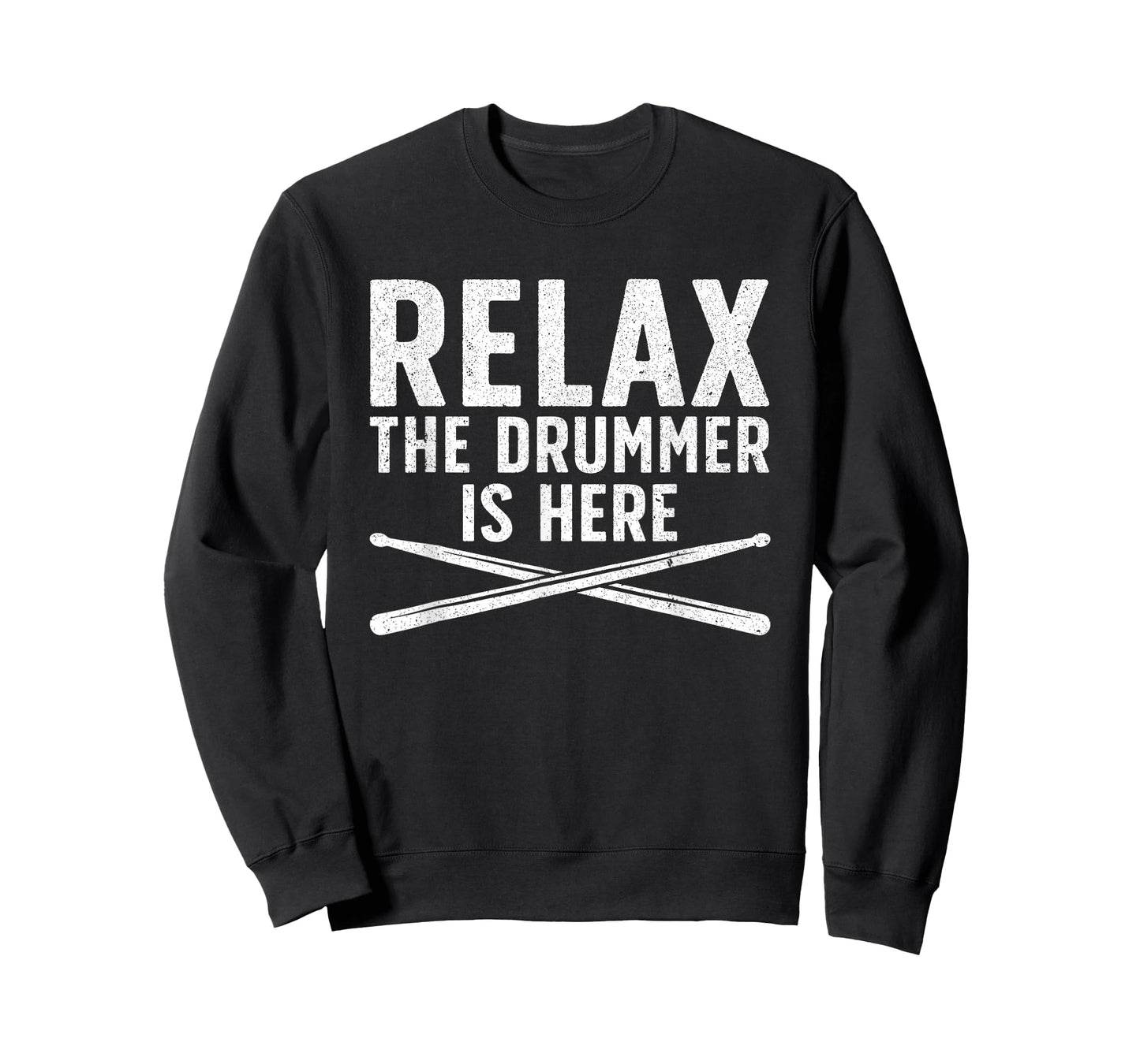 Relax The Drummer Is Here Drum Musician T-Shirt