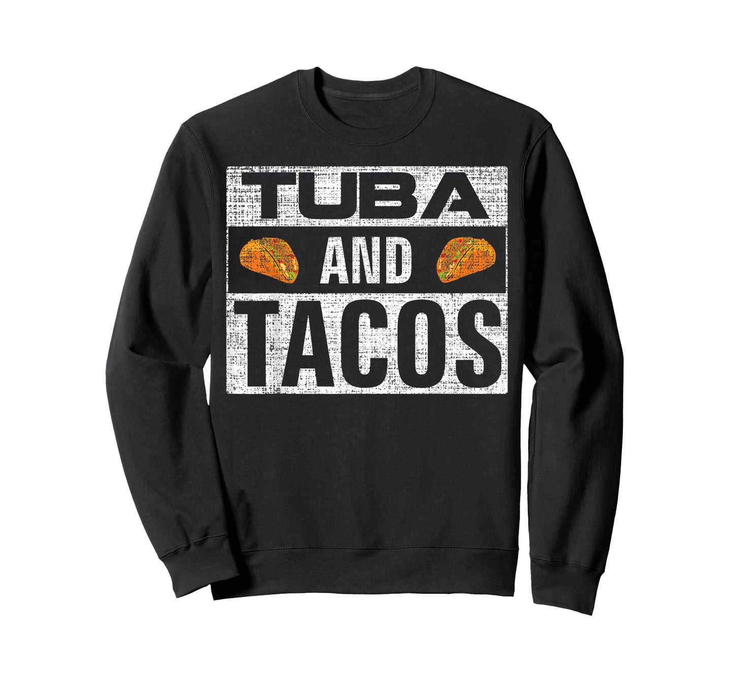 Vintage Tuba and Tacos Funny Music Orchestra Player Gift T-Shirt