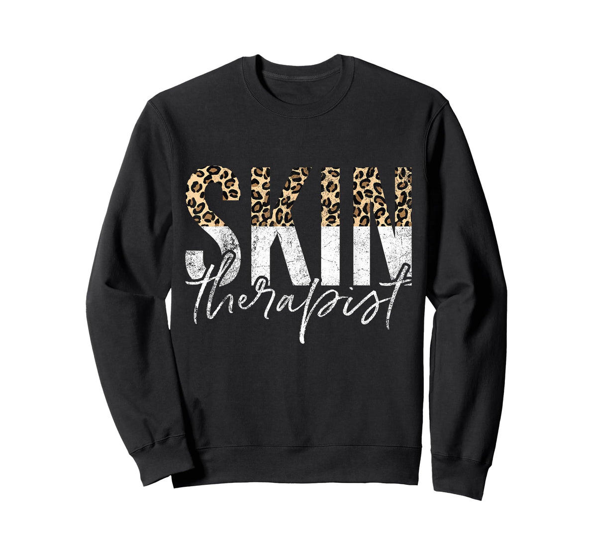 Vintage Skin Therapist Skincare Leopard Skin Esthetician T-Shirt