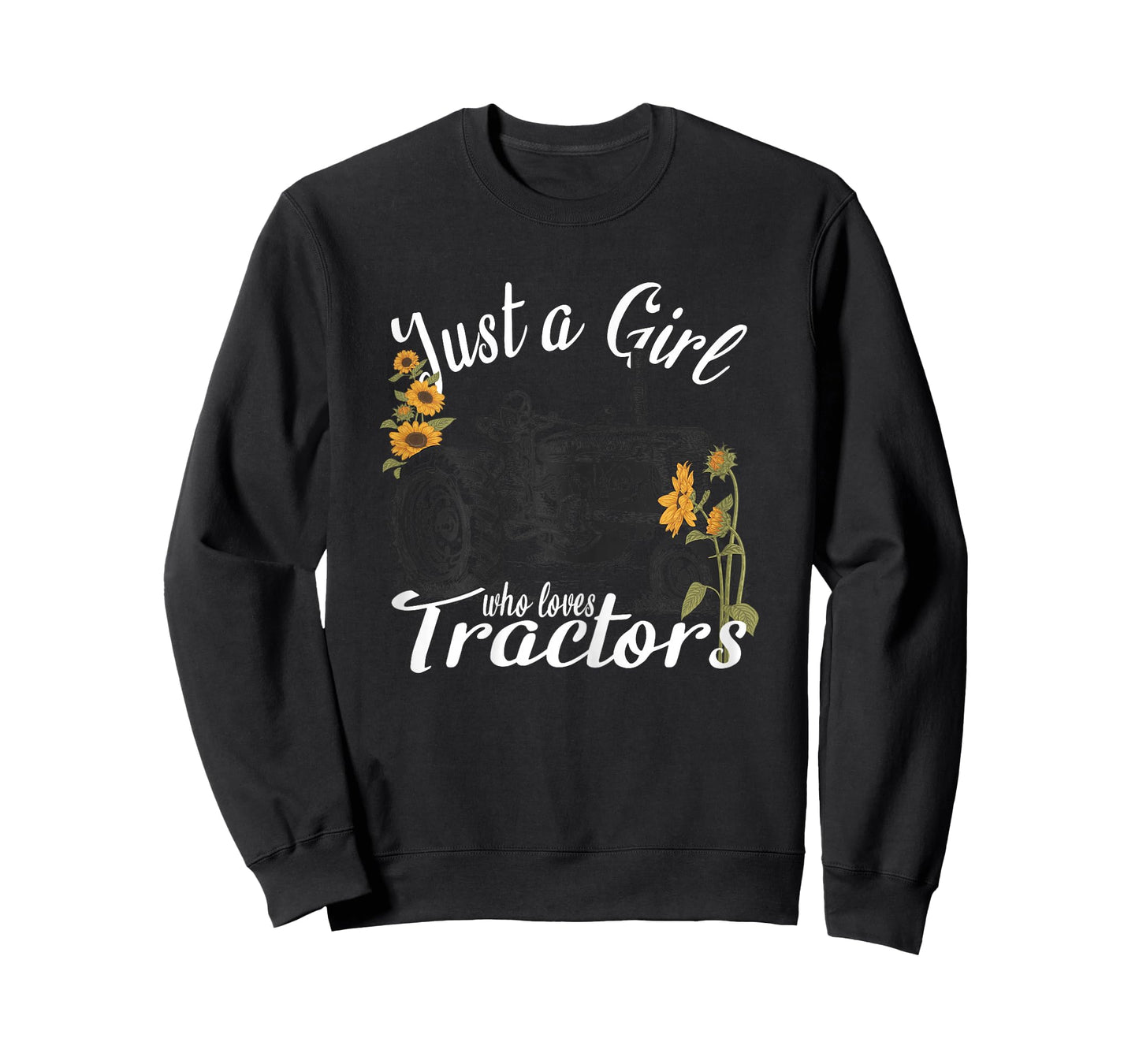 Farms Lovers Girls Tractors - Just A Girl Who Loves Tractors T-Shirt
