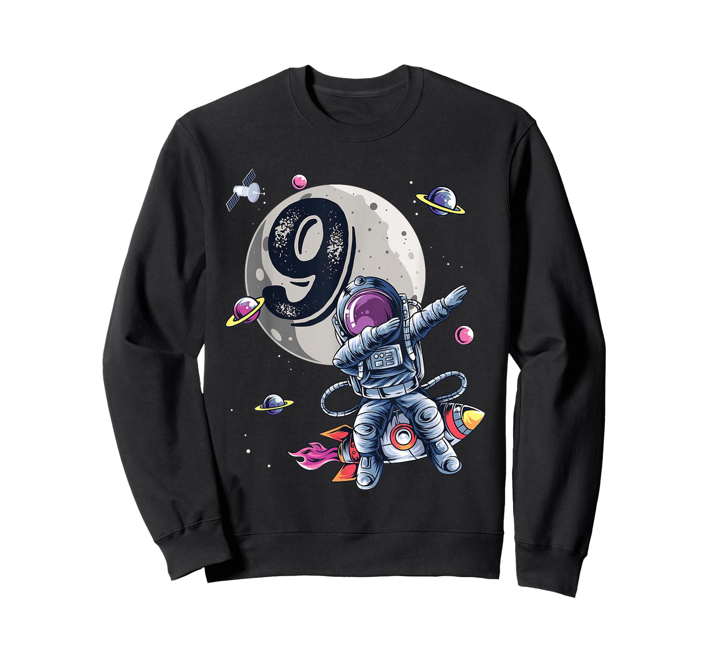 9 Years Old Birthday Boy Astronaut Gifts Space 9th B-Day T-Shirt