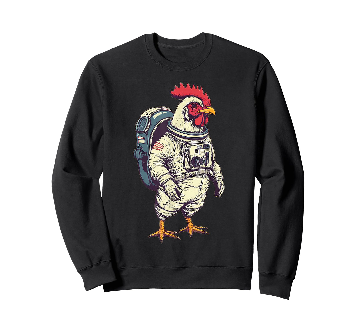 Astronaut Chicken Funny Chicken Lover T-Shirt
