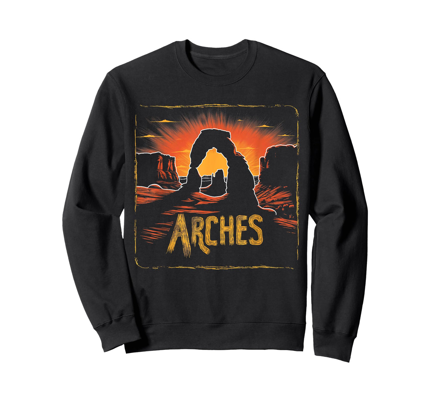 Arches - US National Park Utah Vintage Men Women Kids Retro T-Shirt