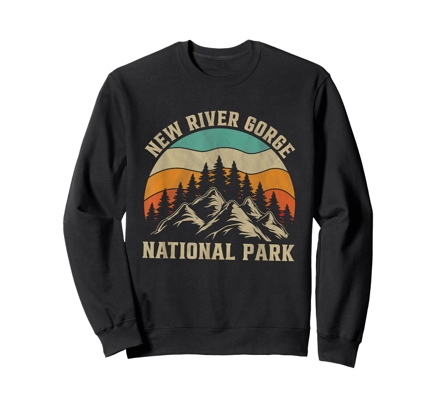Retro Vintage Graphic New River Gorge National Park T-Shirt
