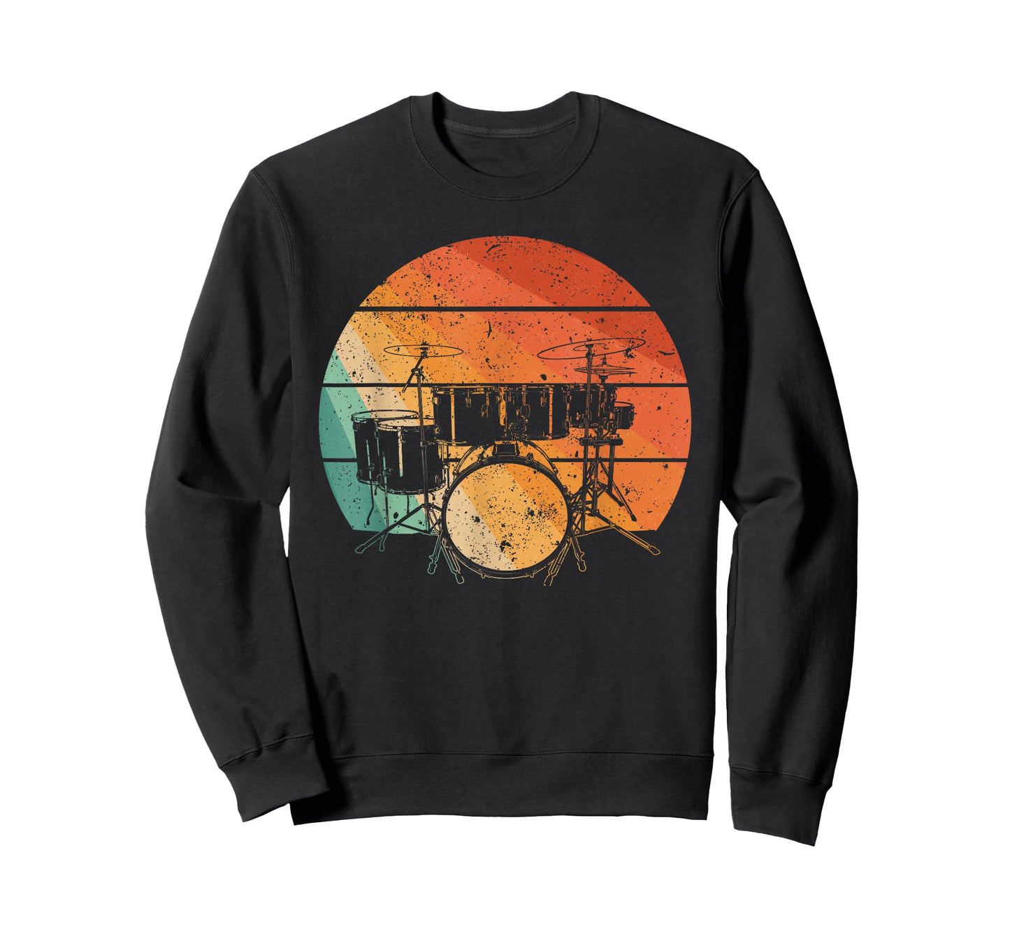 Cool Drummer Design for Men Women Drumming Drum Set Drummer T-Shirt