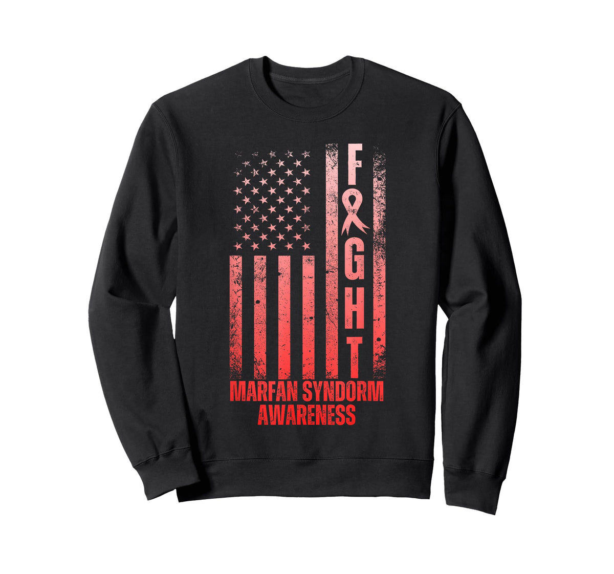 Fight Marfan Syndrome Awareness Fighters Wear Red Messy Bun T-Shirt