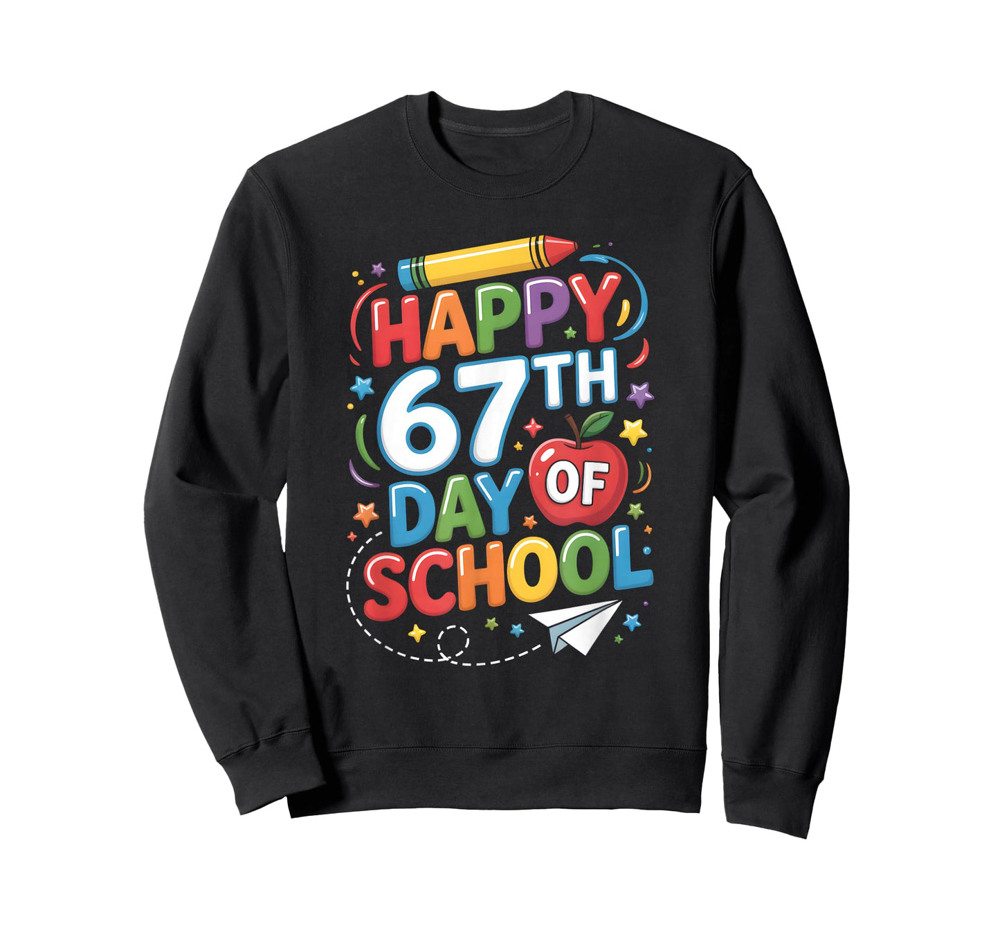 67 Day of School Meme Teachers Kids Child Happy 67 Days T-Shirt