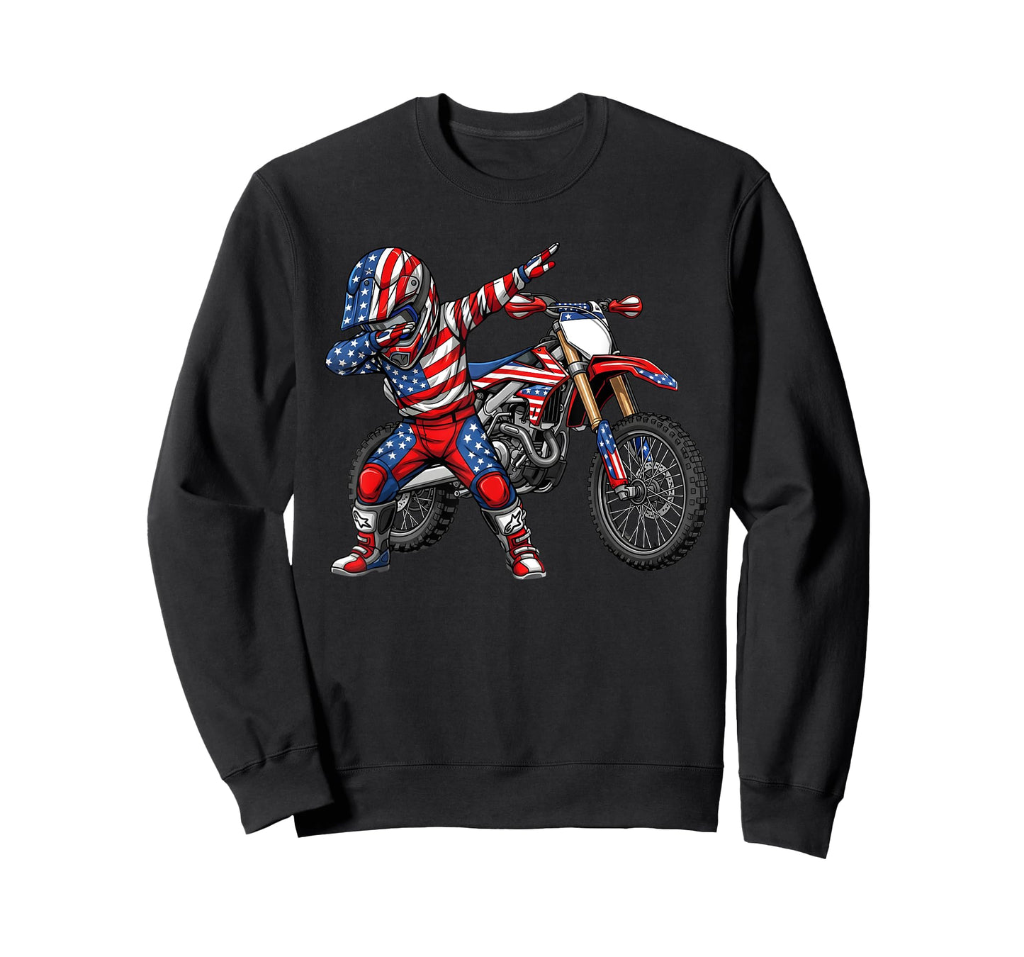 Dirt Bike Art Rider Motocross Motorcycle Dirtbike Boys T-Shirt
