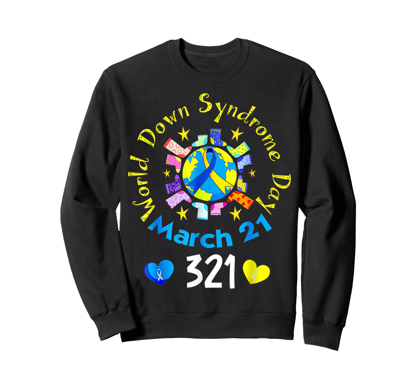 321 World Down Syndrome Awareness Day Rock Your Socks T-Shirt