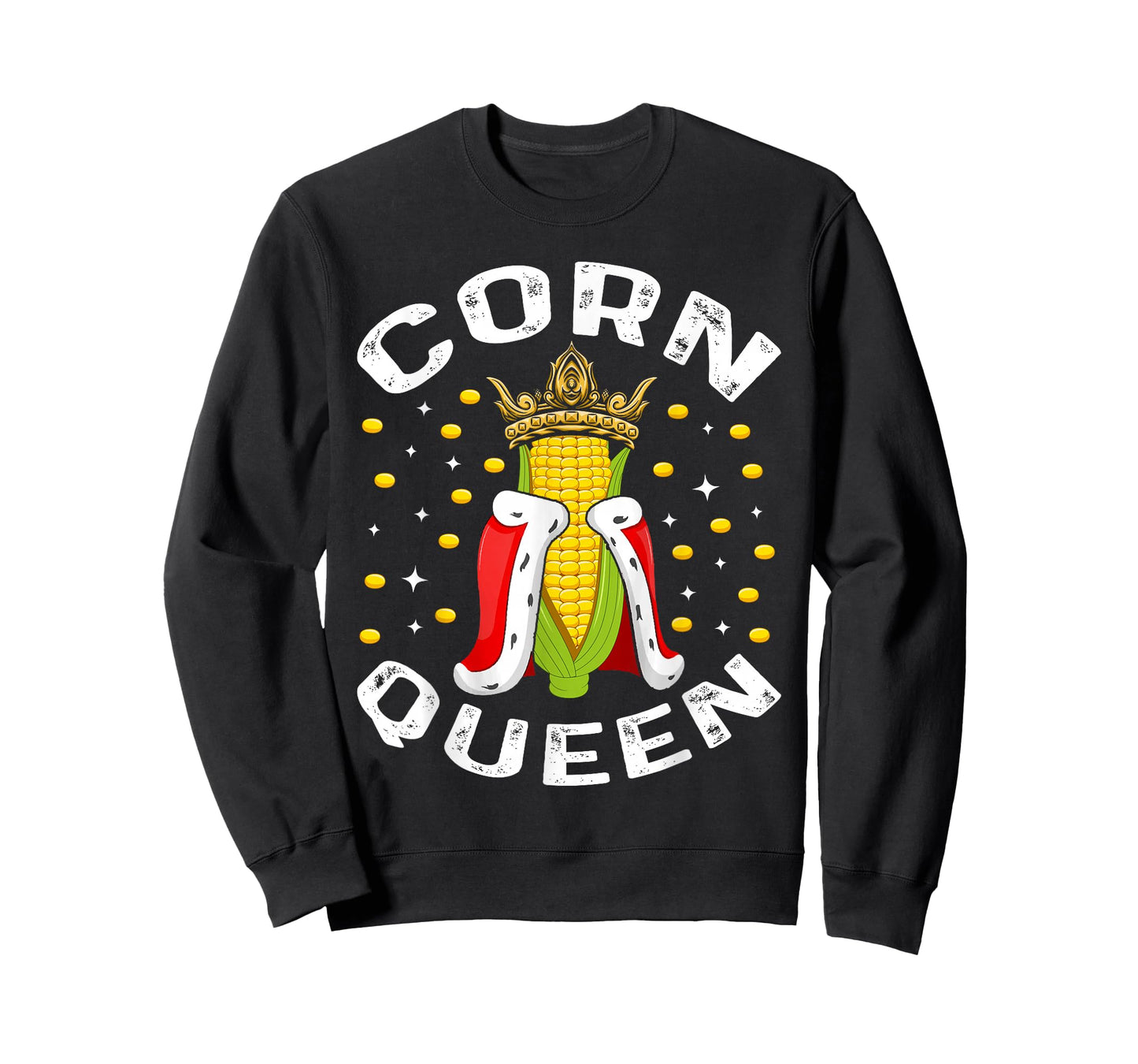 Cool Corn Queen For Women Girls Food Farming Corn Cob Farmer T-Shirt