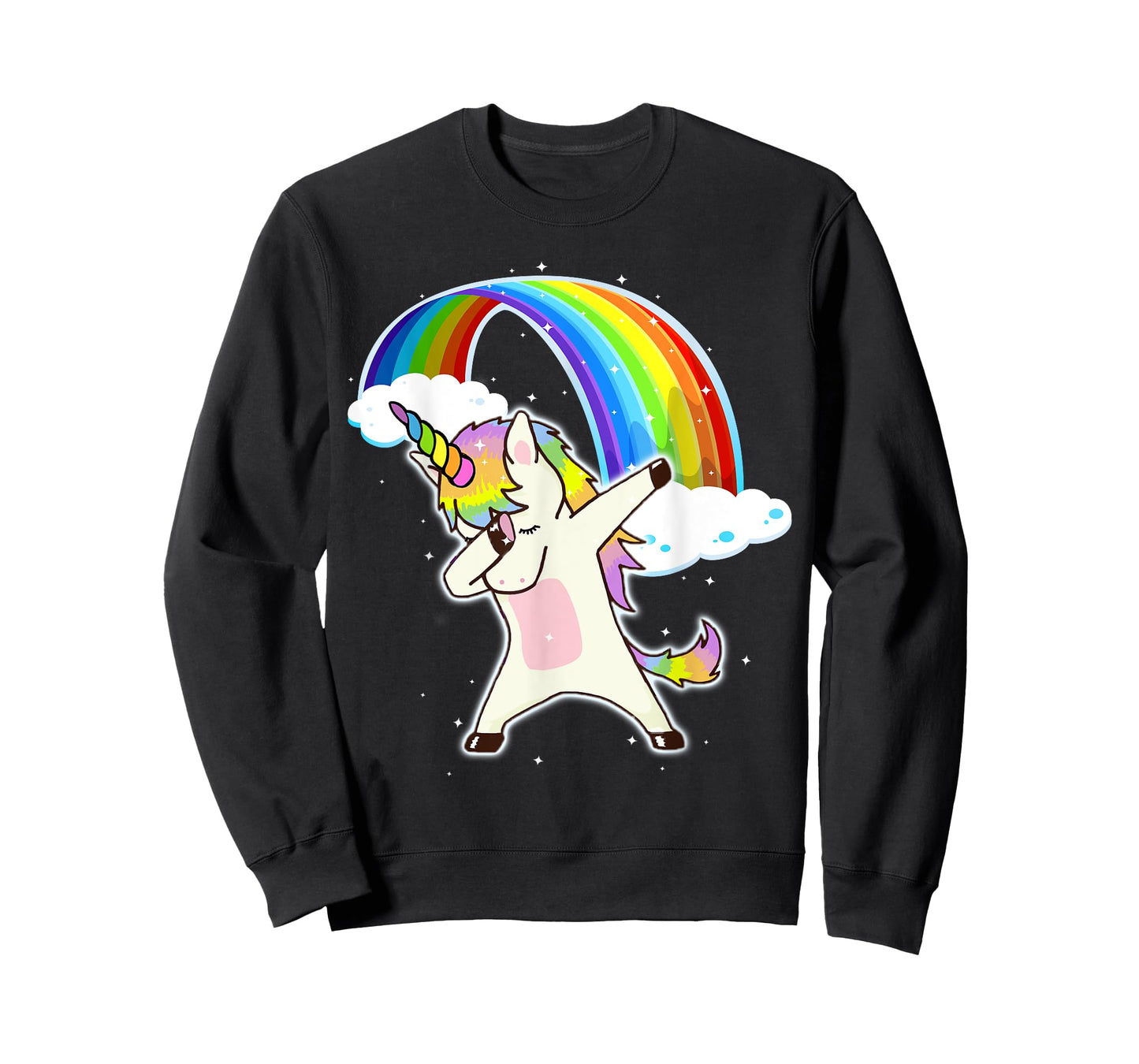Dabbing Unicorn Rainbow T Shirt Unicorn Gift T-Shirt
