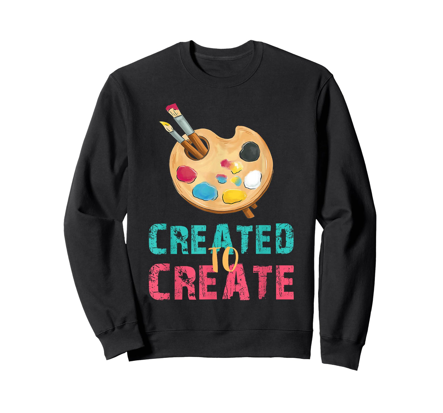 Art Teacher Created Art Palette Brush Artist Art Student T-Shirt