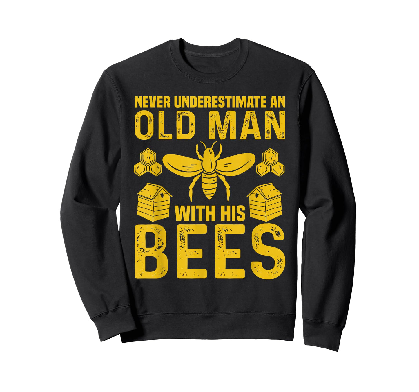 Apiary Bee Keeper an Old Man with His Bees Beekeeping T-Shirt