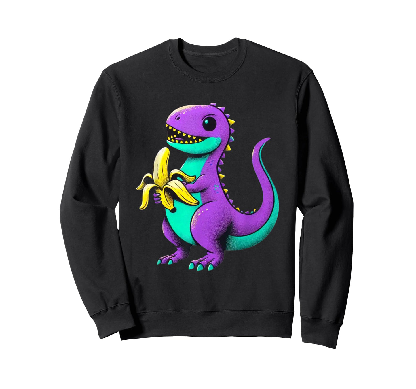 Funny Thesaurus Dinosaur eating a banana T-Shirt
