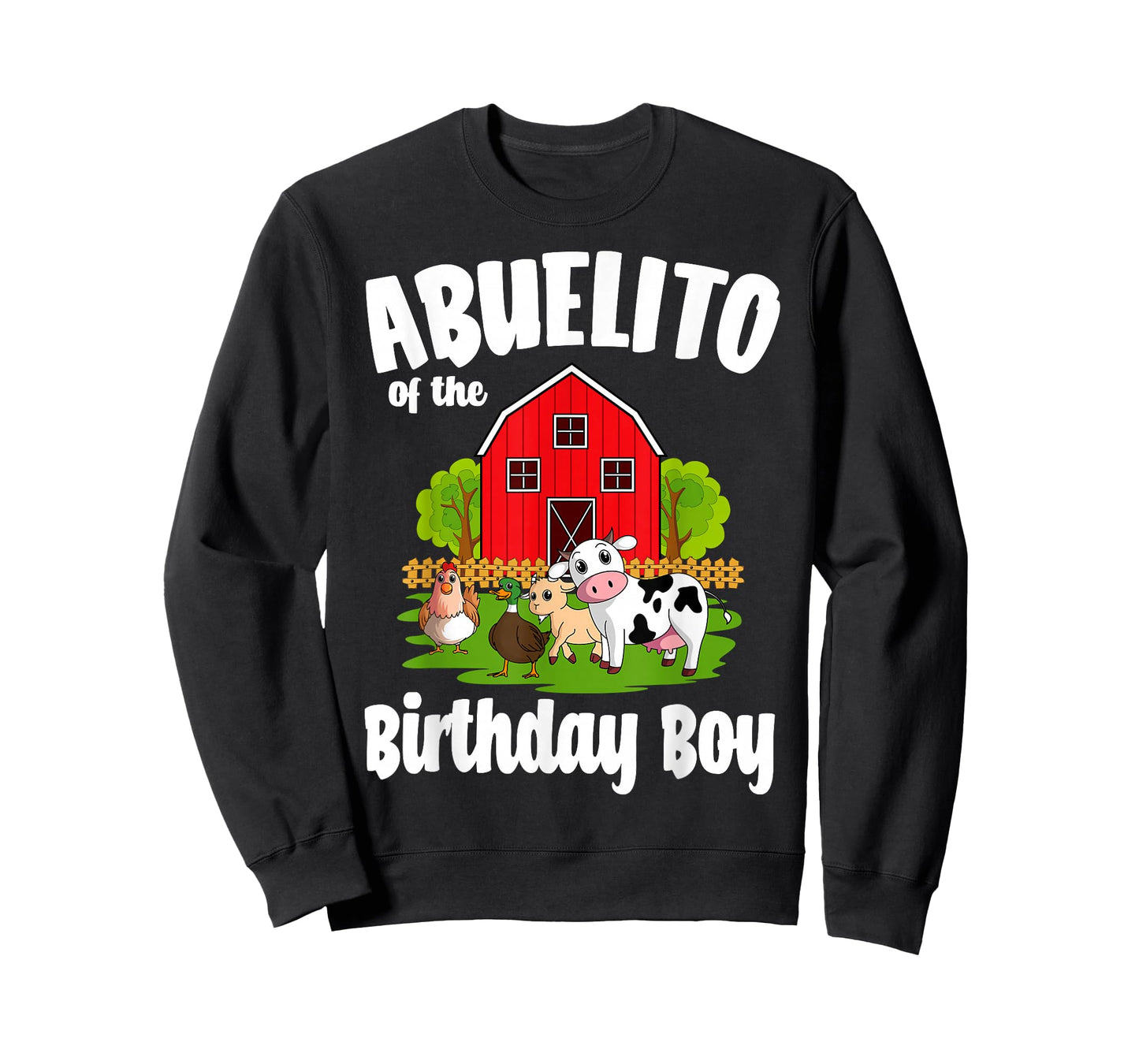 Abuelito Of The Birthday Boy Farm Animal Bday Party T-Shirt