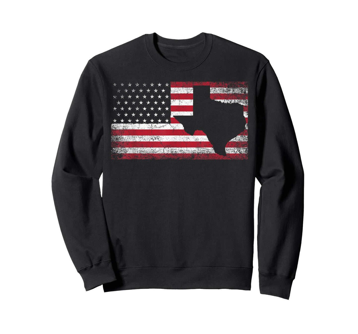 American Flag Texas 4th of July Vintage Gift Men Women Retro T-Shirt Small