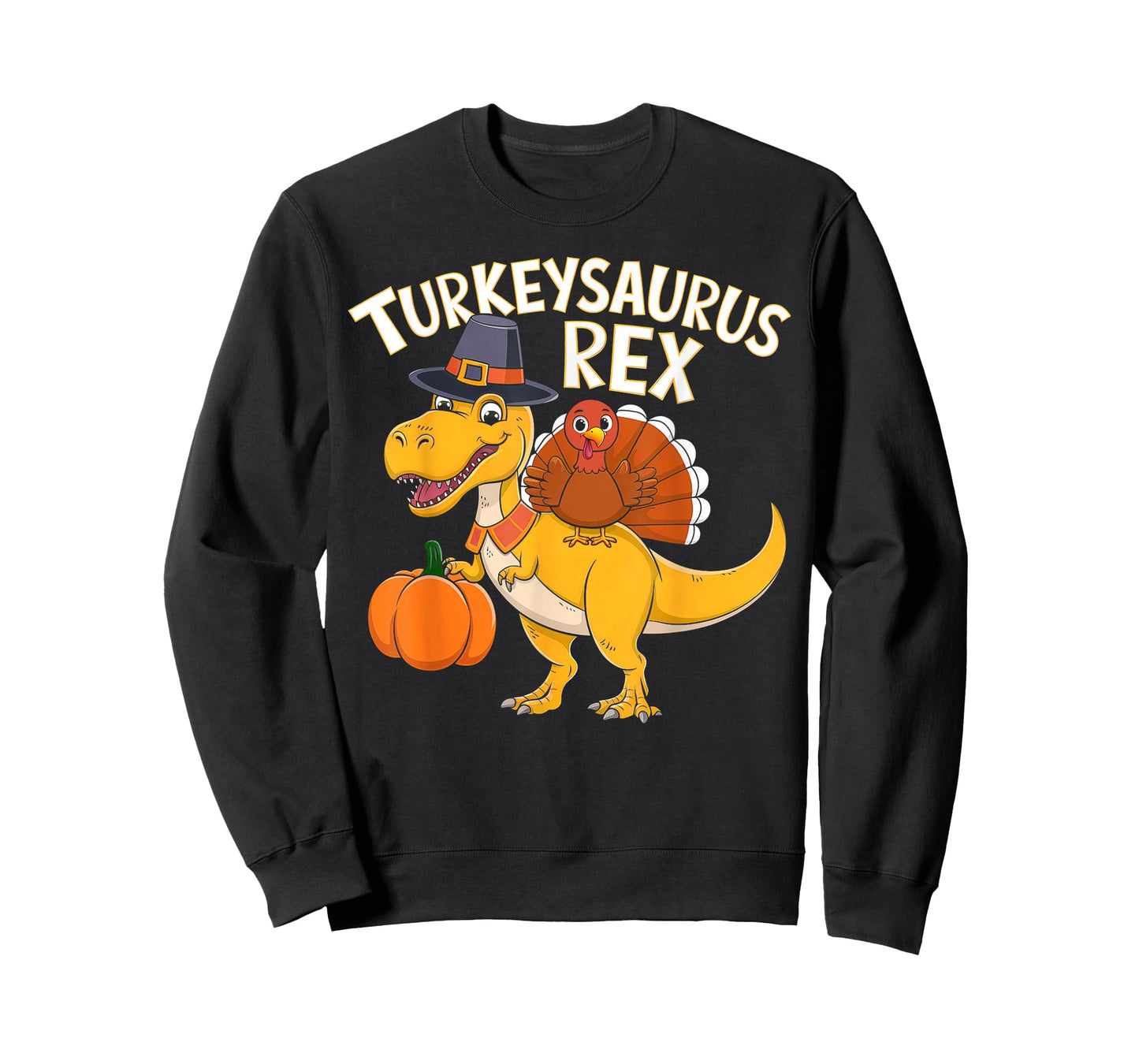 Kids Thanksgiving Shirts For Boys Toddler Turkeysaurus Rex T-Shirt