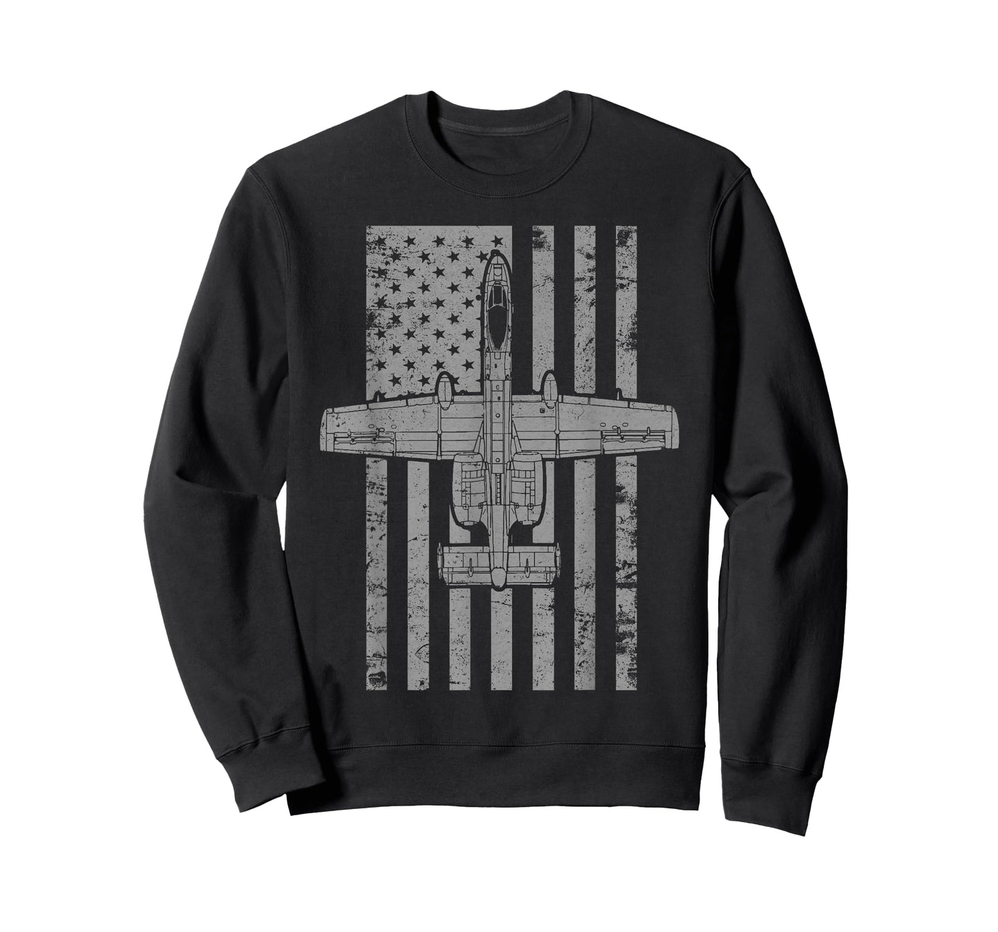 A-10 Thunderbolt II "Warthog" Vintage Flag Airplane T-Shirt T-Shirt