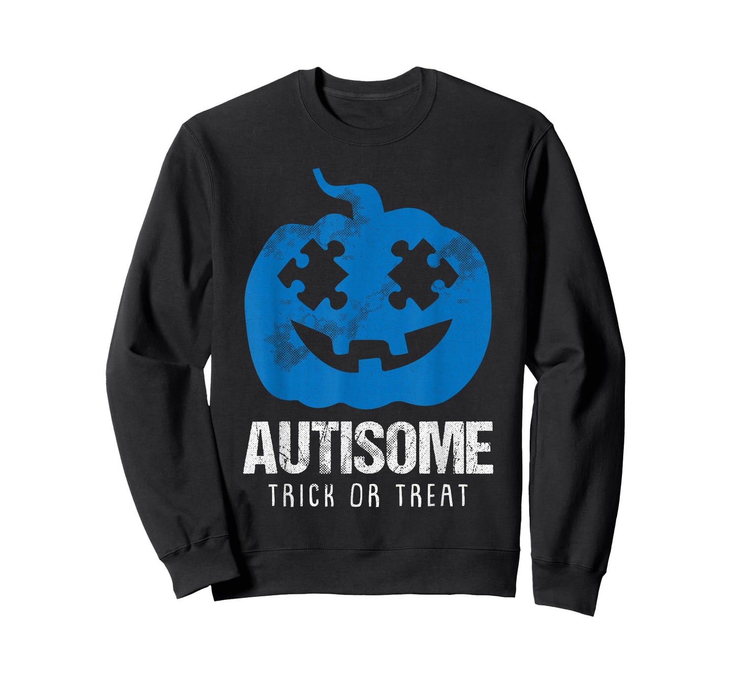 Autisome Lazy DIY Halloween Costume Autism Trick Or Treat T-Shirt