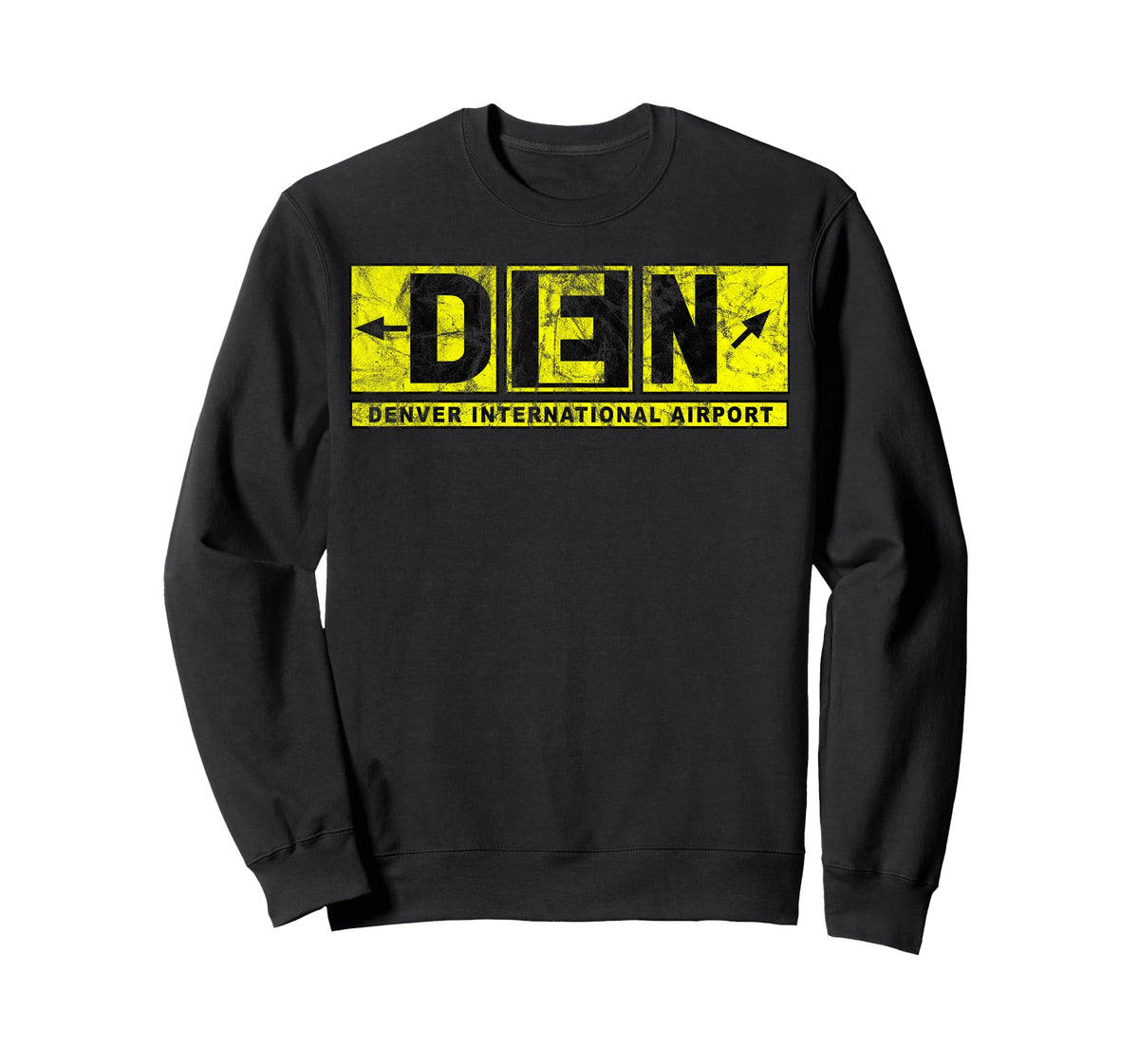 DEN Denver International Airport Taxiway Sign Pilot Vintage T-Shirt