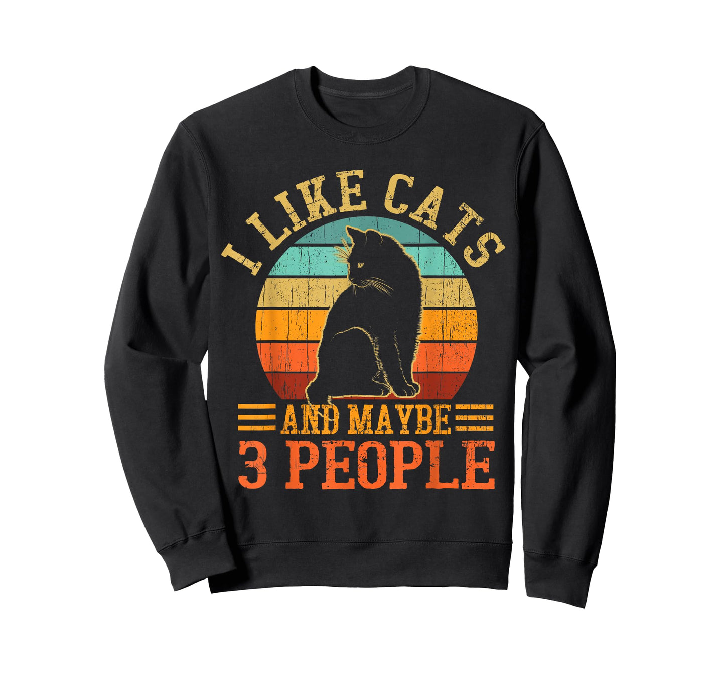 I Like Cats And Maybe 3 People Cat Lover, Cat Dad, Cat Mom T-Shirt