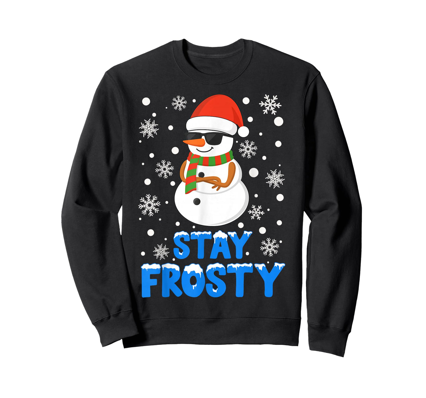 Christmas Tee Funny Frosty Xmas Cool Snowman Women Men Teens T-Shirt