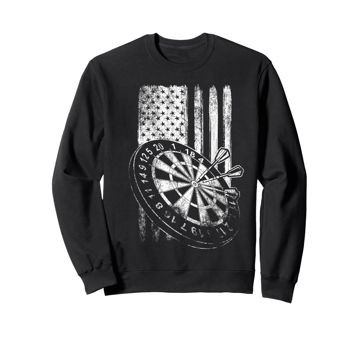 Patriotic US Flag Dartboard Dart Darts Player T-Shirt for Women Men