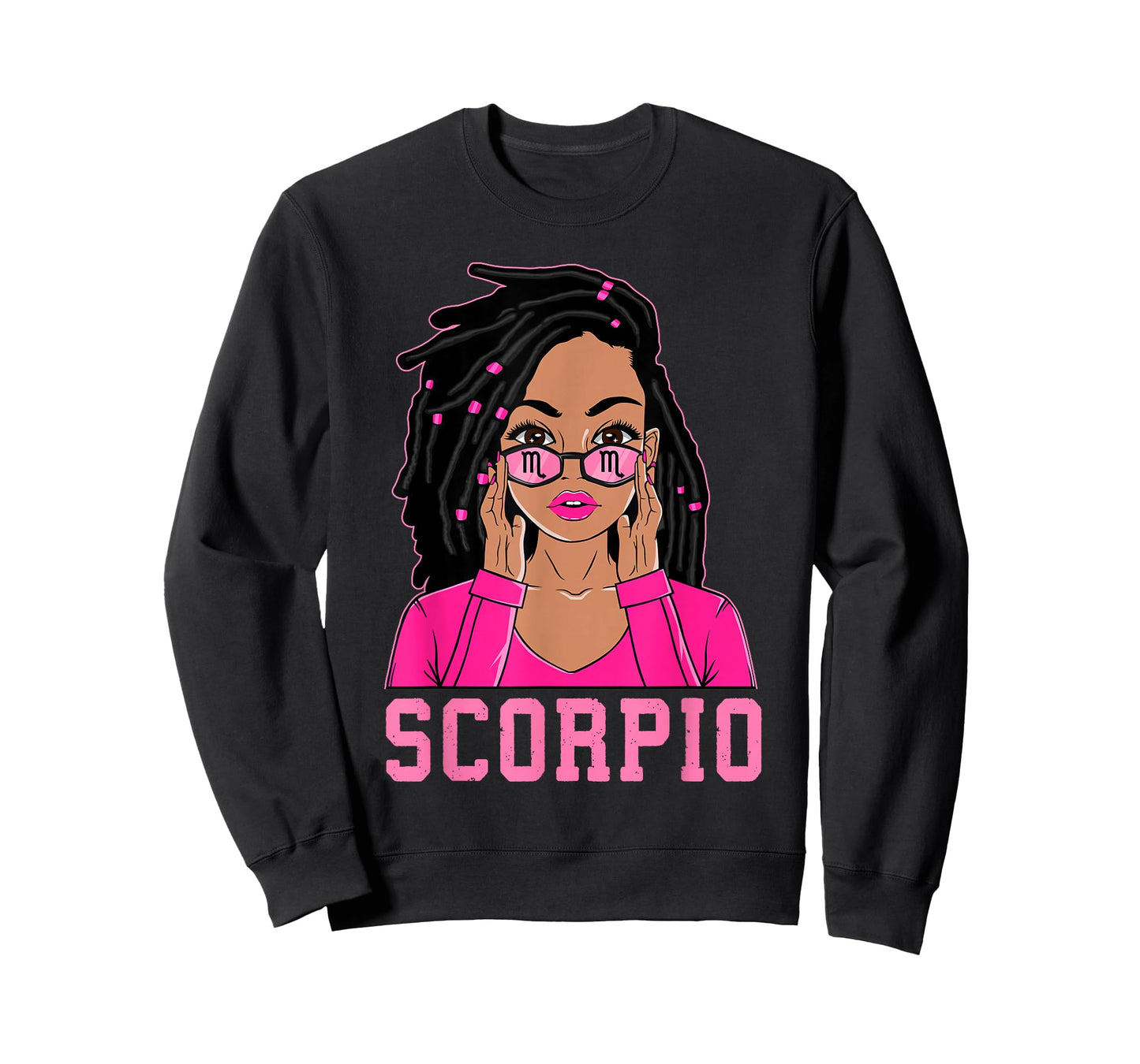 Scorpio African American Loc'd Black Woman Zodiac T-Shirt