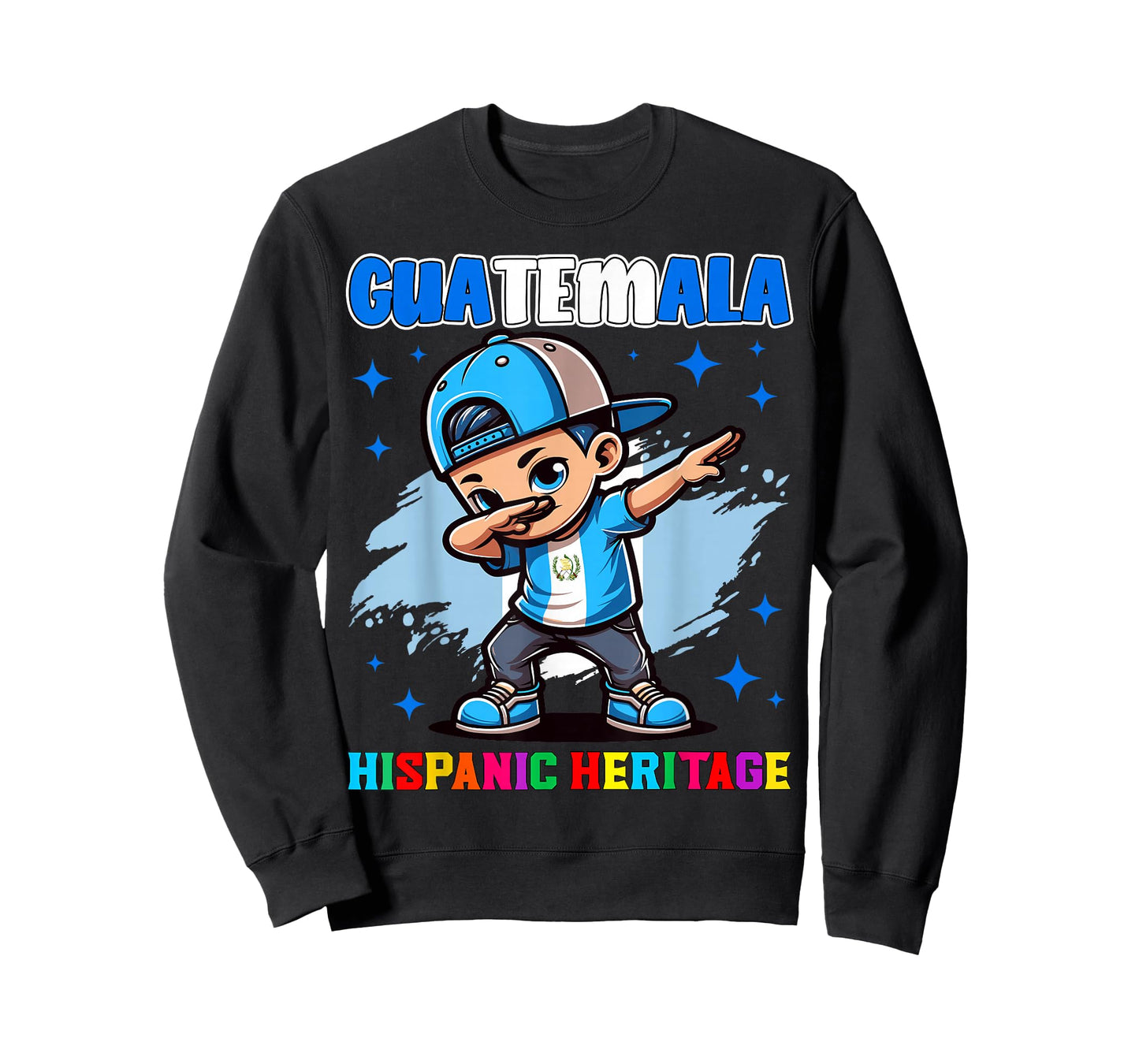 Guatemala Dabbing Kid Hispanic Heritage Celebration for Kids T-Shirt