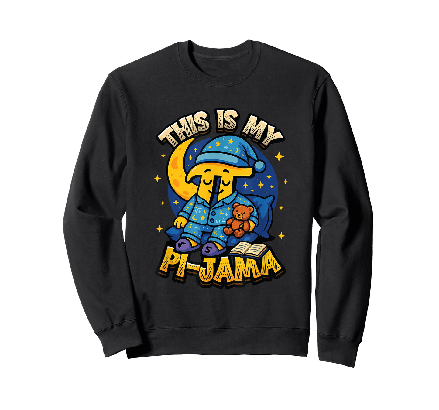 Pi Pajama Math Sleeping Shirt School This is My Pi-Jama T-Shirt