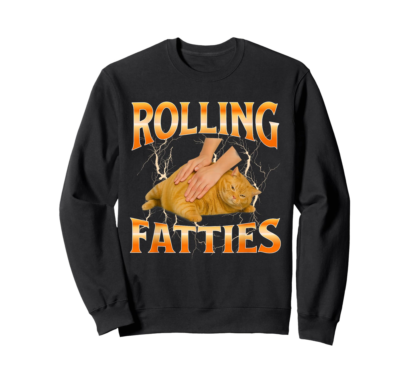 Orange fat funny cat T-Shirt