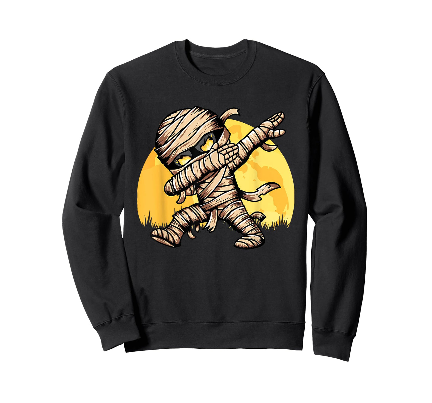 Dabbing Mummy Costume Dab Dancing Men Kids Boys Halloween T-Shirt