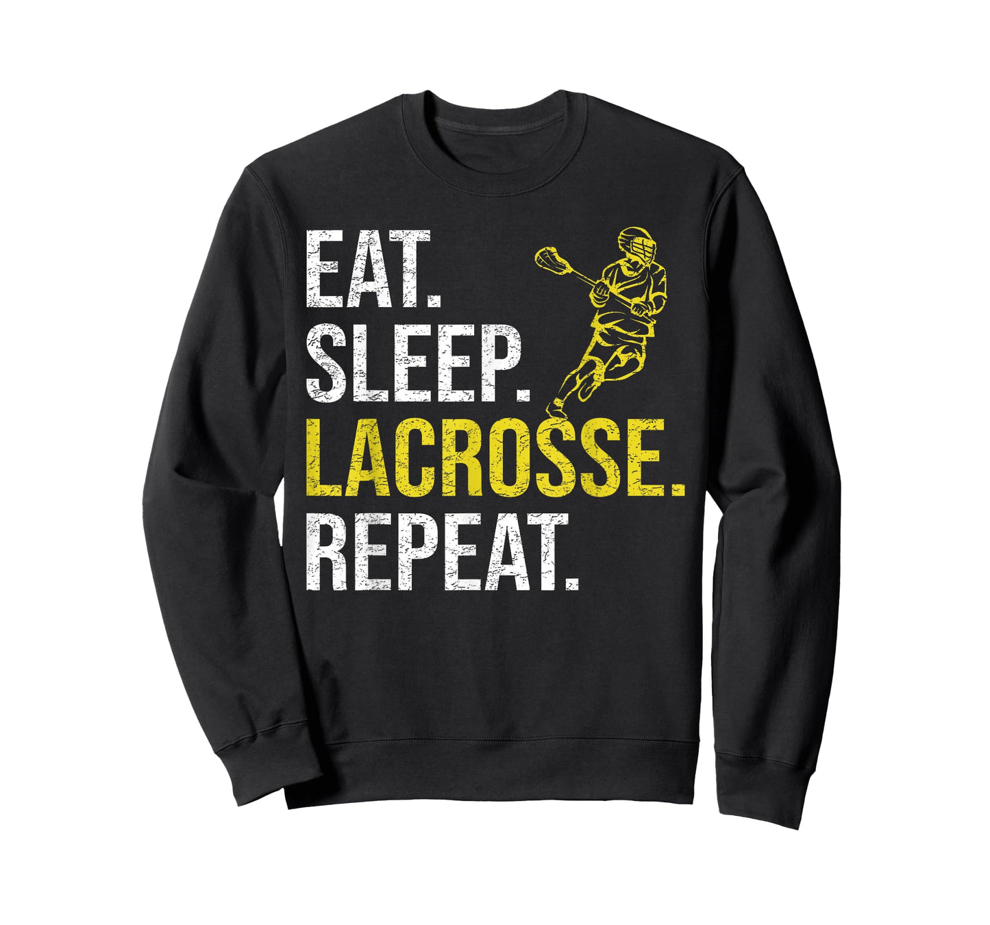 Eat Sleep Lacrosse Repeat Sports Team Gifts Men Fathers Day T-Shirt