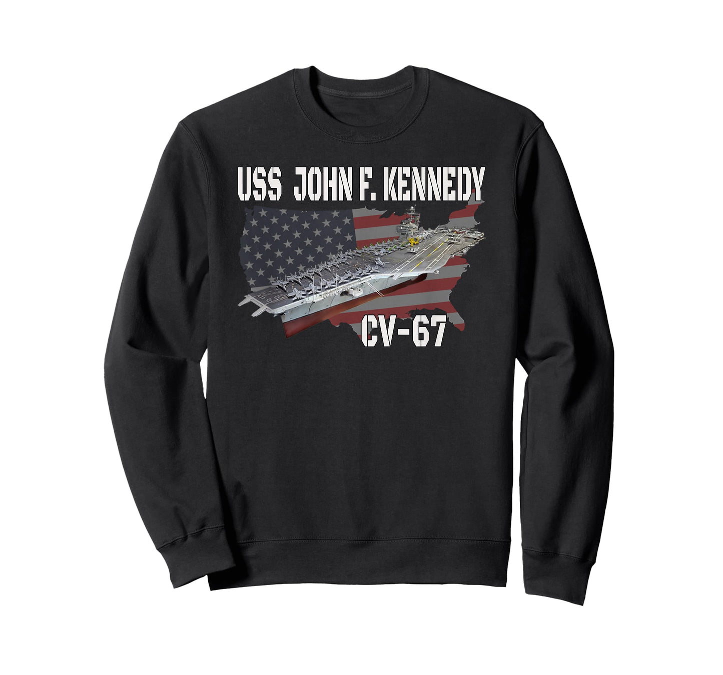 USS John F. Kennedy CV-67 Aircraft Carrier Veterans Day T-Shirt