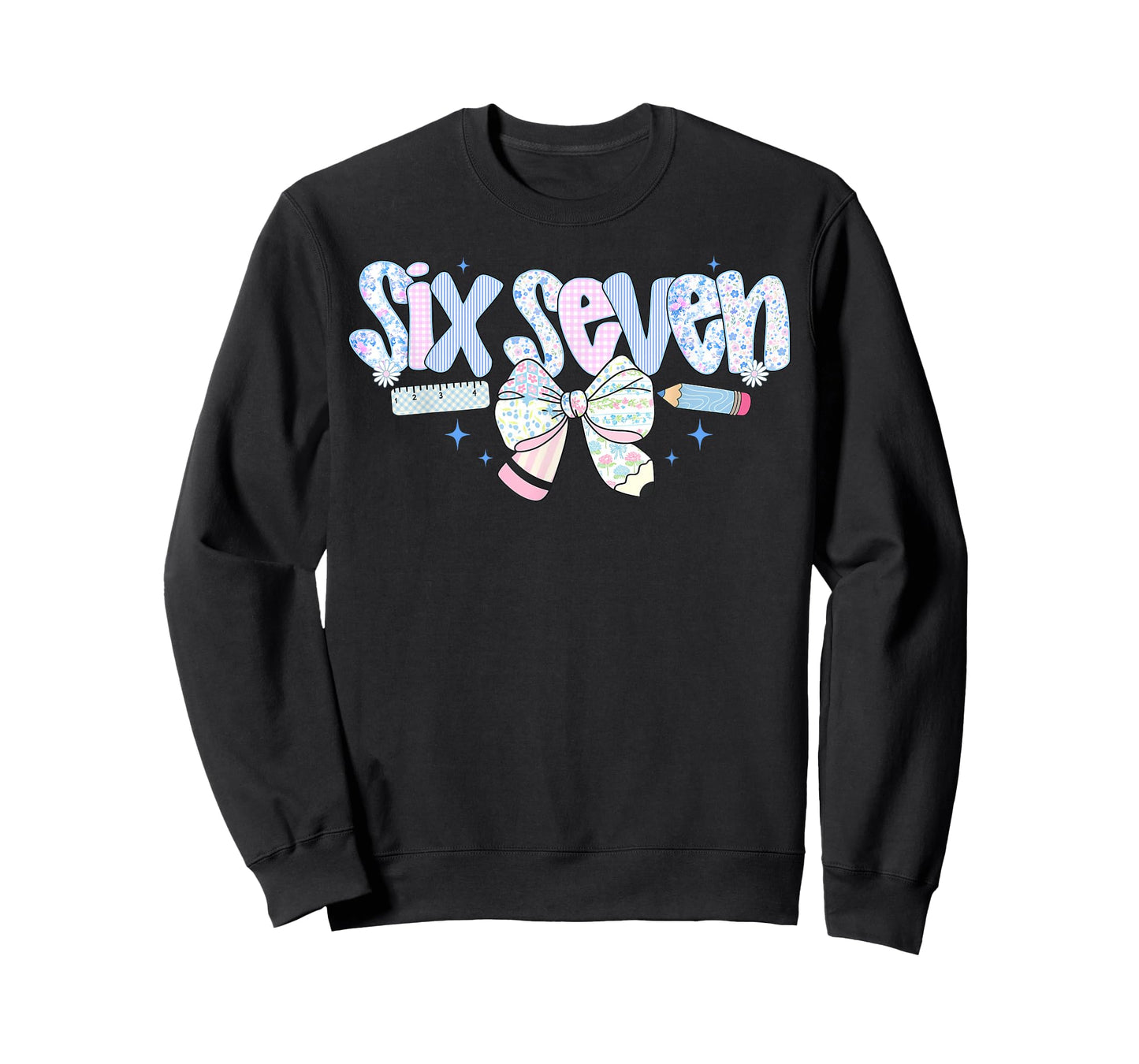 Funny Six Seven 6 7 Meme 67 Teacher Shirt for Women Girl T-Shirt