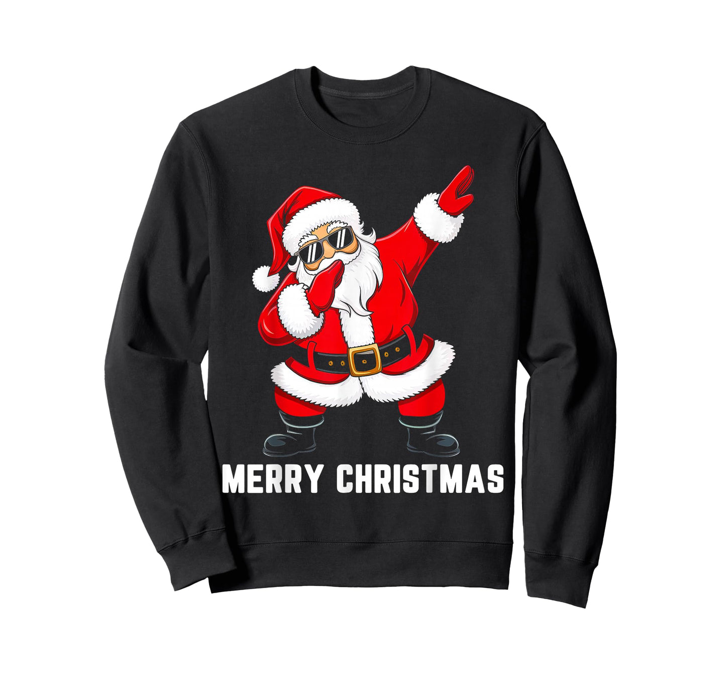 Merry Christmas Dabbing Santa Men Kids Boys Xmas Pajamas T-Shirt