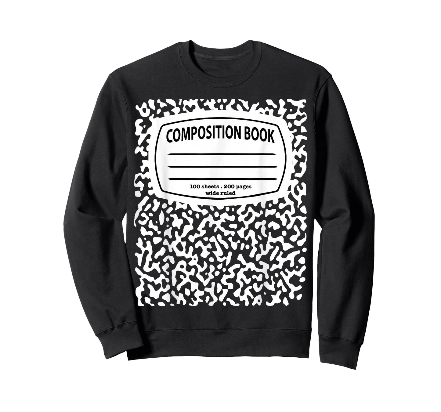 Composition Notebook Costume - Matching Group Halloween T-Shirt