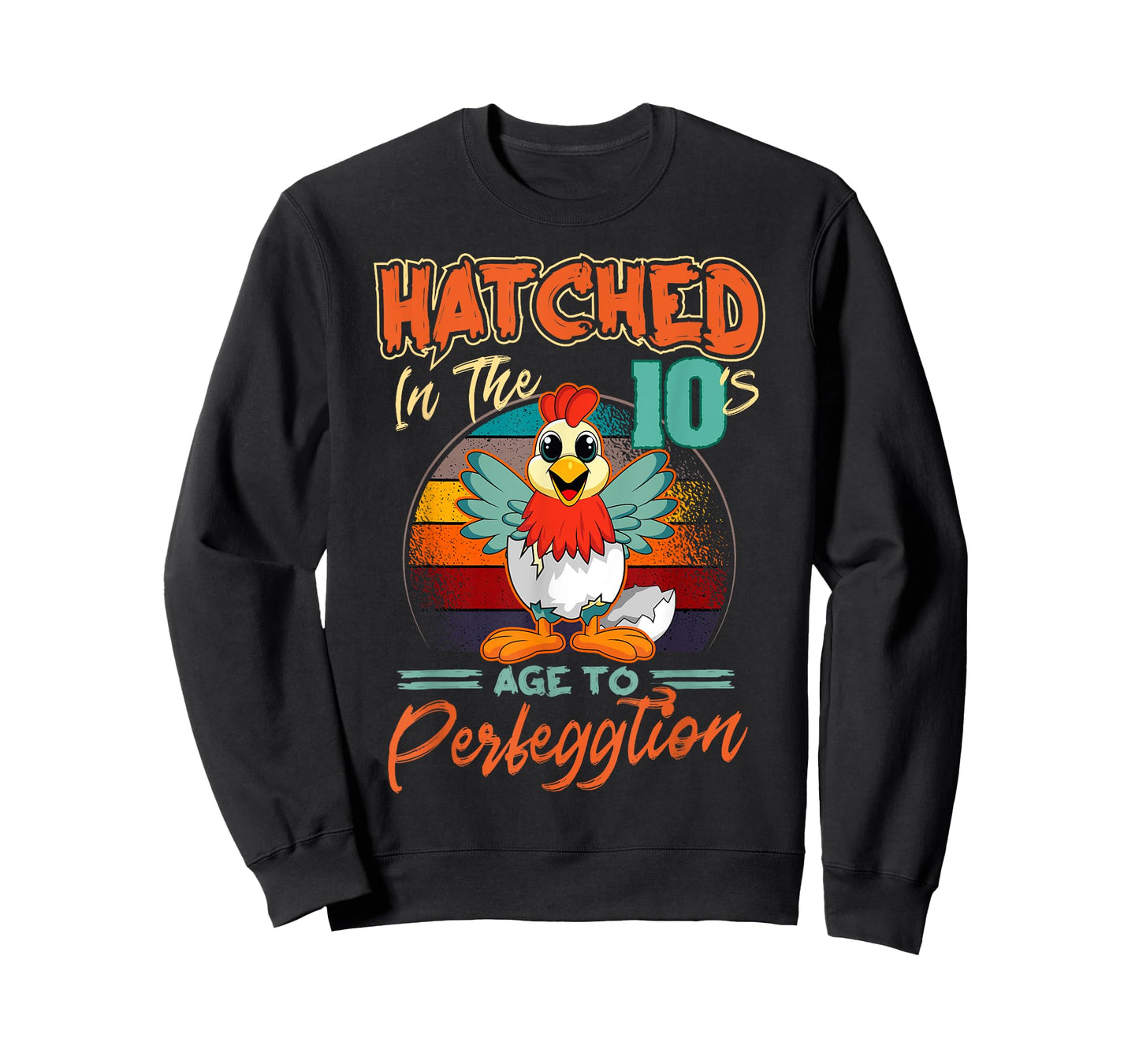Chicken 10th Birthday Perfeggtion Chick Barnyard Farm Barn T-Shirt