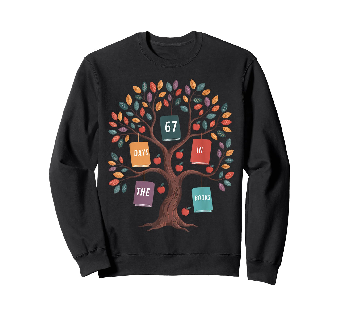67 Days in The Books Reading Teacher 67th Day of School T-Shirt