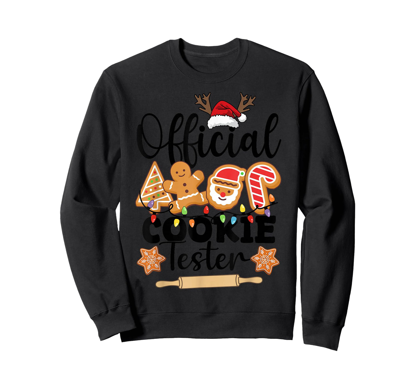 Christmas Official Cookie Tester Family Baking Team Cookie T-Shirt