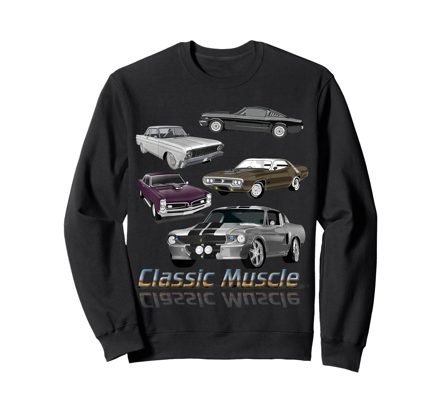 Classic American Muscle Cars Vintage Gift T-Shirt T-Shirt