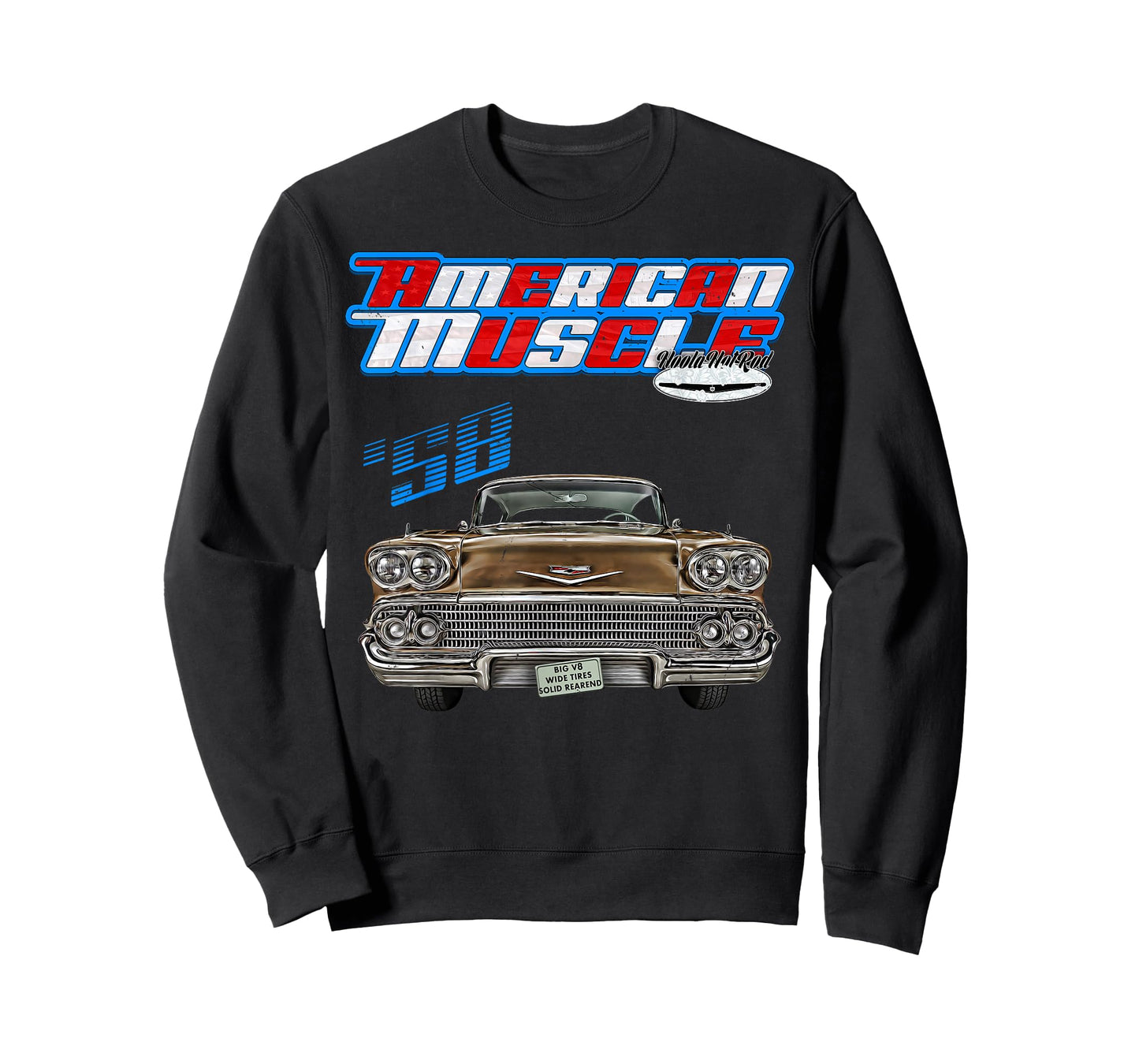 1958,Impala,BelAir,Bel Air,DelRay,Del Ray,Muscle Car,Hot Rod T-Shirt